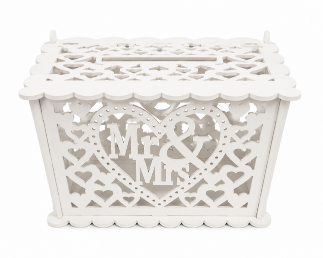 Mr & Mrs Wedding Card Box