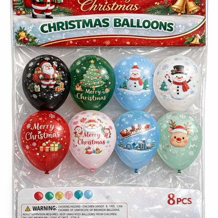 Christmas Balloon Mix - Loose