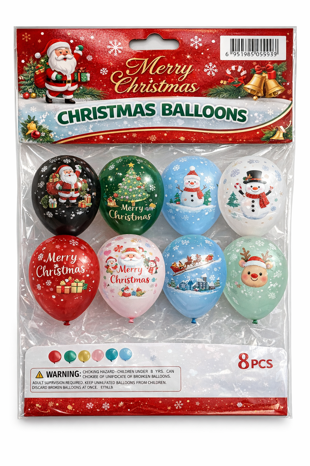 Christmas Balloon Mix - Loose