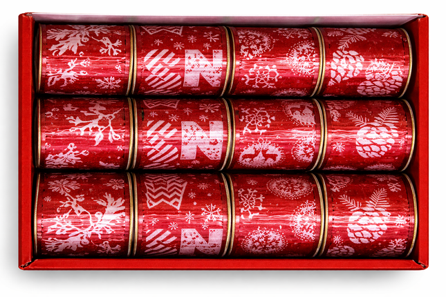 Christmas Themed Red Color Ribbons Collection - 3 yards long