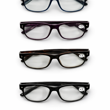 Glasses – 3.0-3 Mixed Colors (Mostly Black)