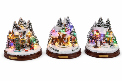 Magical Christmas Spinner Music Box - USB + Battery Operated