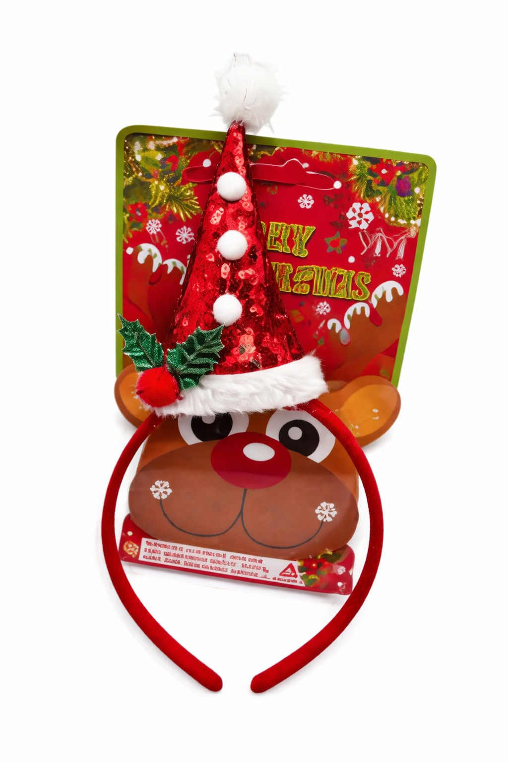Christmas Red Color Headband – Festive & Fun