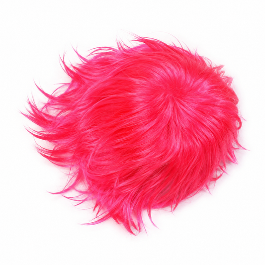 Neon Pink Fake Hair Wig
