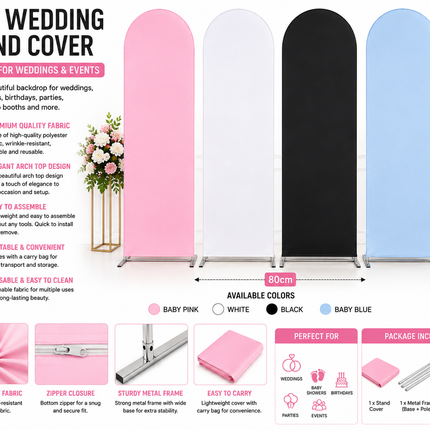 1.8M Wedding Stand Cover