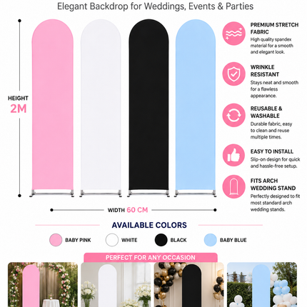 2M Wedding Stand Cover